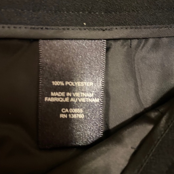 RW & CO black dress pants with self belt in size 4 - Picture 6 of 10